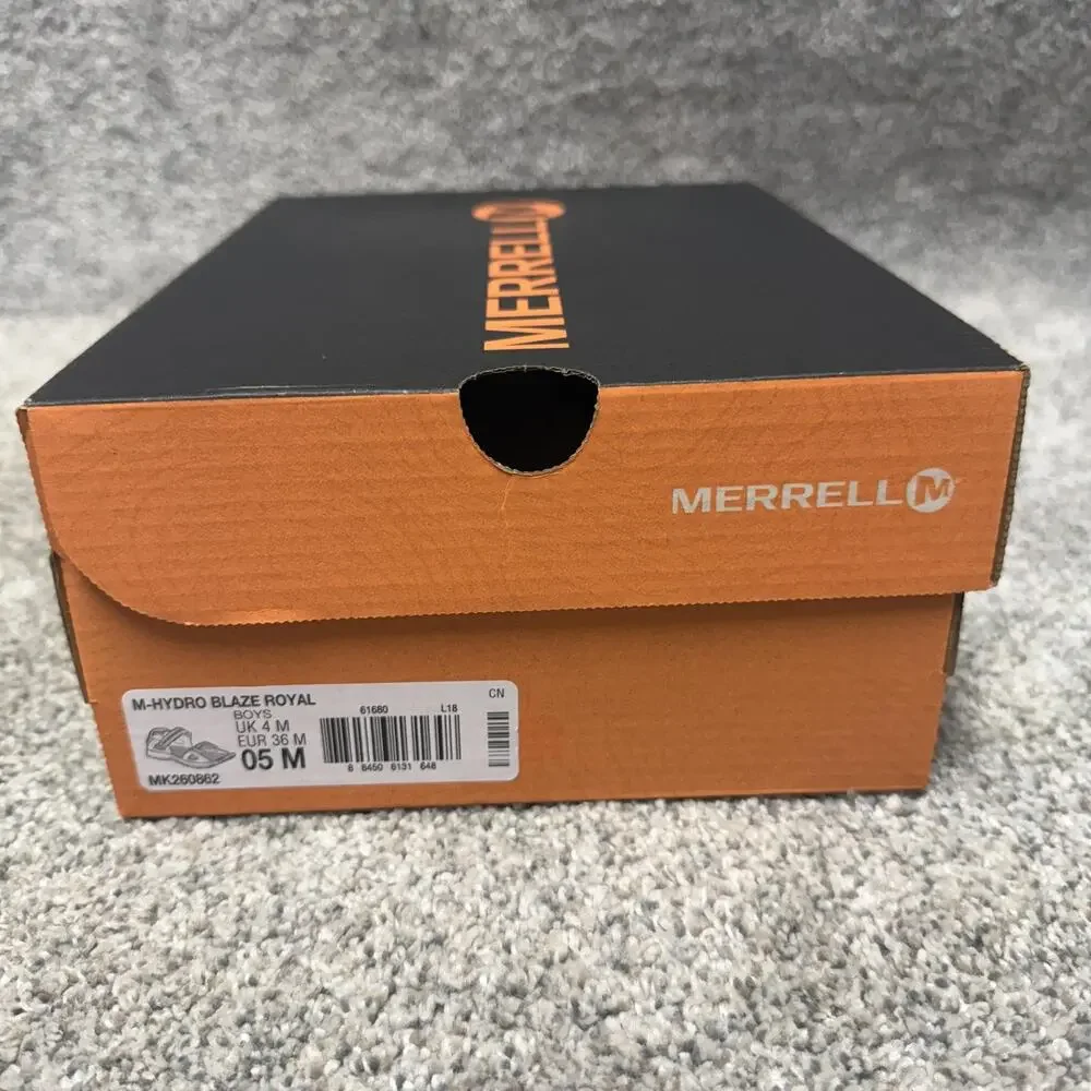 Merrell Sandals Boys Size 5 Blue M-Hydro Blaze Royal Slingback Water Sport